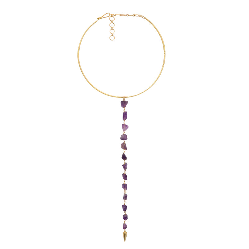 Collar Infinity Morado Amatista