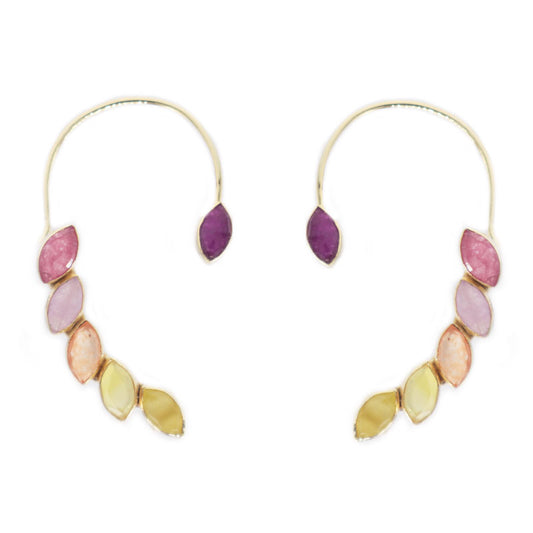 Pendientes Earcuff Cometa Multicolor Groot