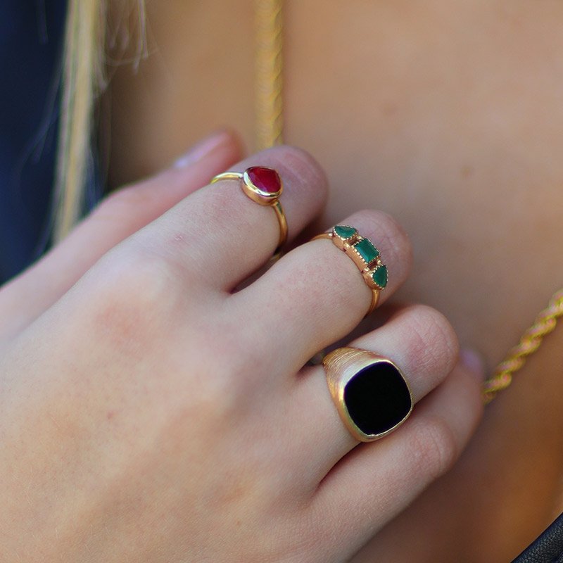 Anillo Sinetti Negro