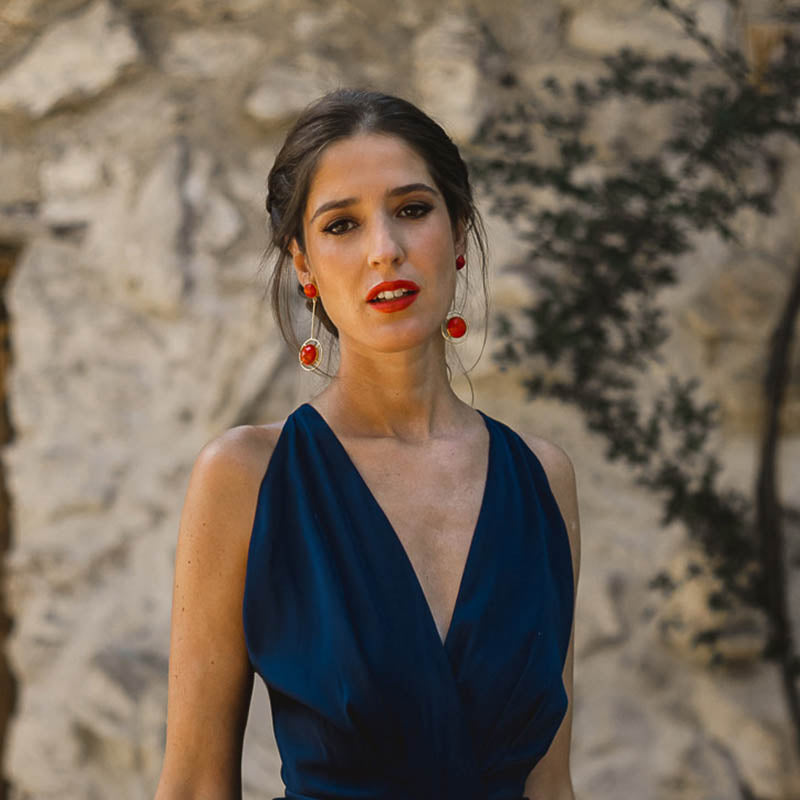 Pendientes Manuela Rojo