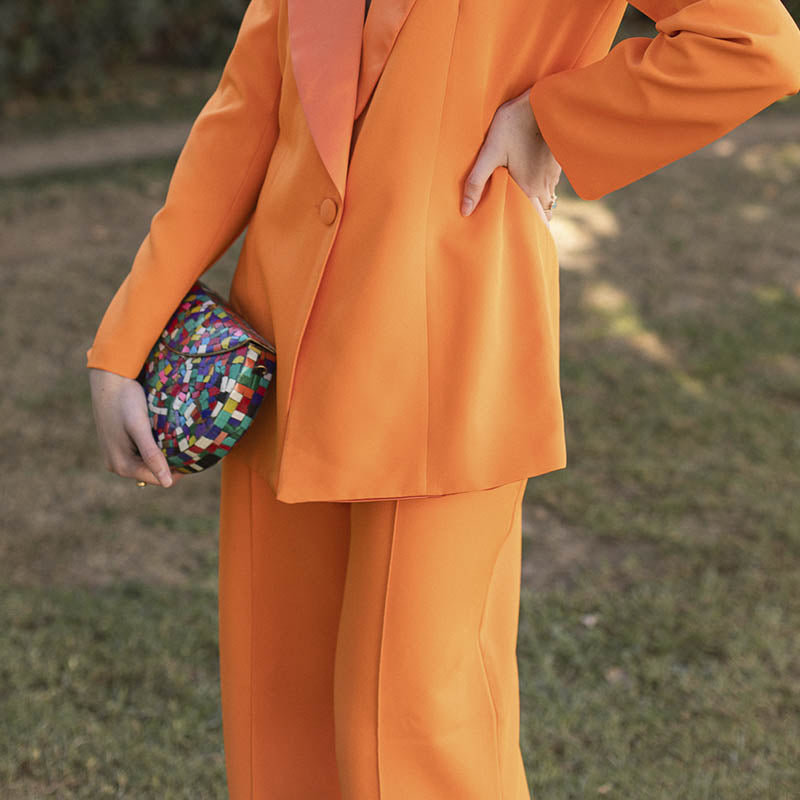 Bolso Cofre Mosaico Musal Multicolor