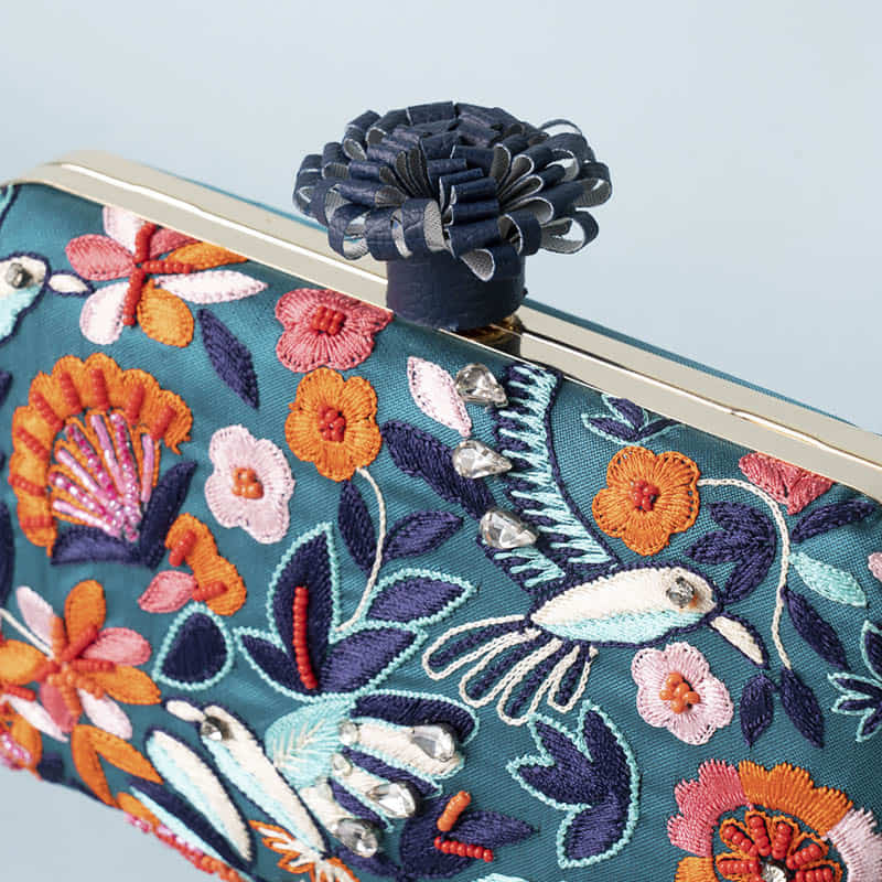 Bolso Éire Azul Pavo