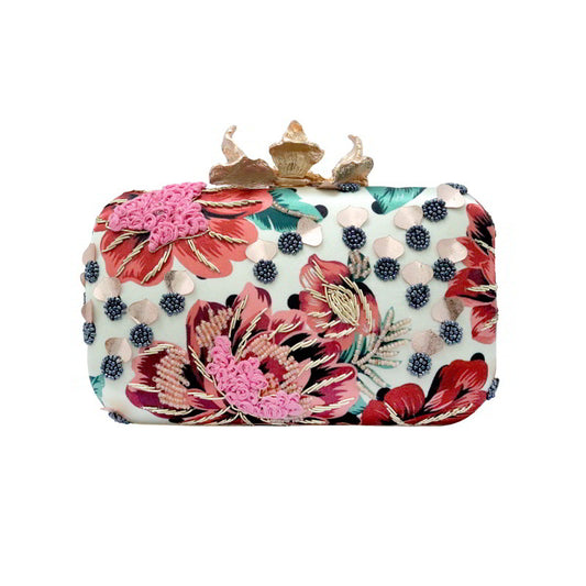 Bolso Flor Garra Vitafresh Coral y Rosa