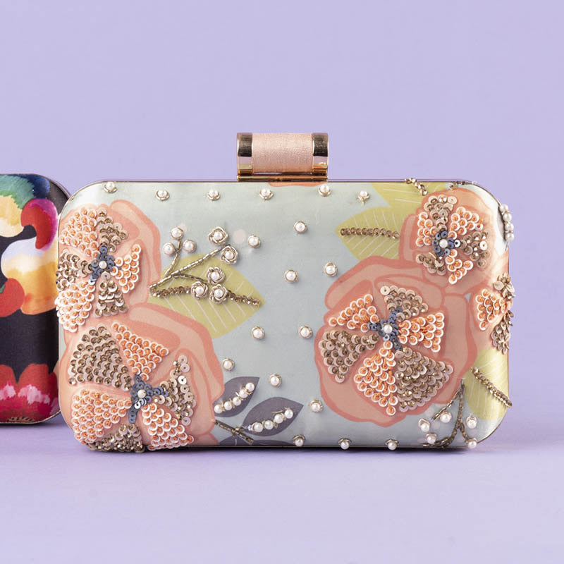 Bolso Jami Verde Agua y Coral