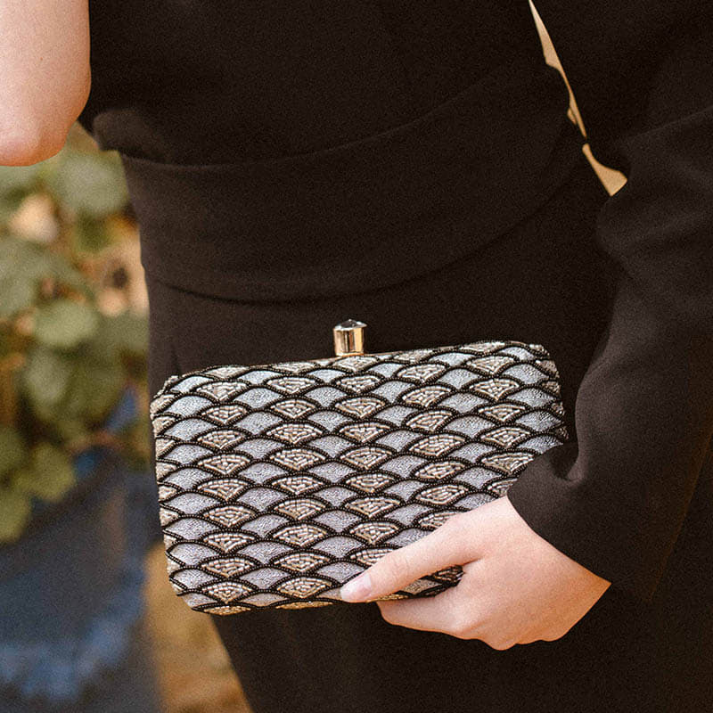 Bolso Kerla Negro y Gris