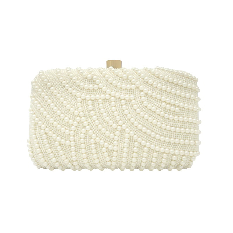 Bolso Mungel Perlas Blanco