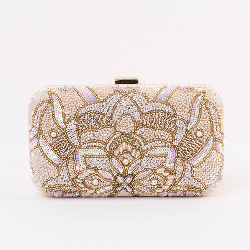 Bolso Narlai Beige y Rosa