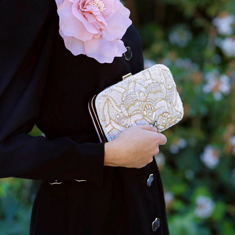 Bolso Narlai Beige y Rosa