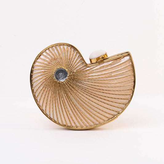 Clutch Deluxe Kajol Caracola Negro