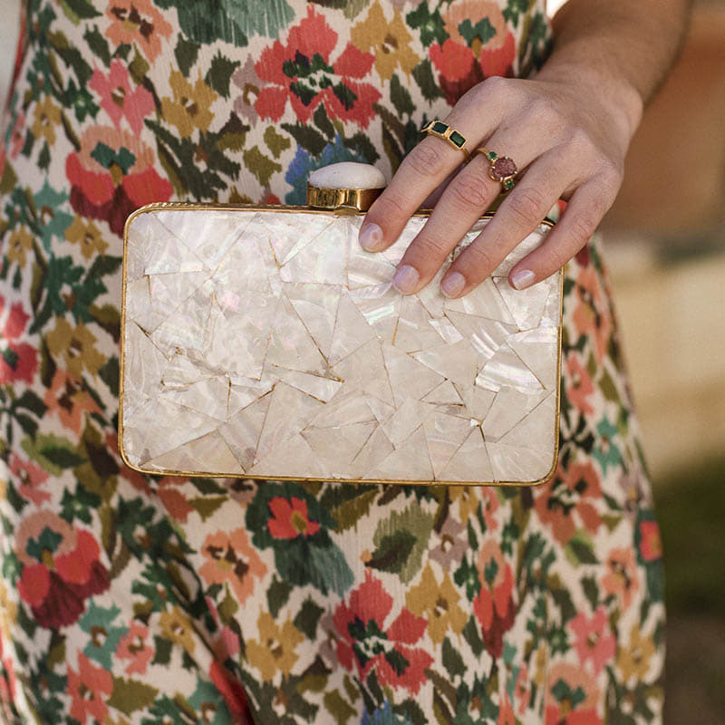 Clutch Deluxe Tak Nácar