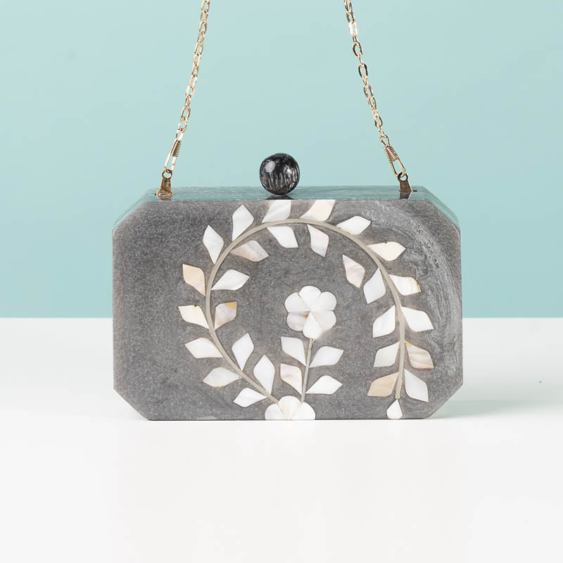 Clutch Jasiya Gris