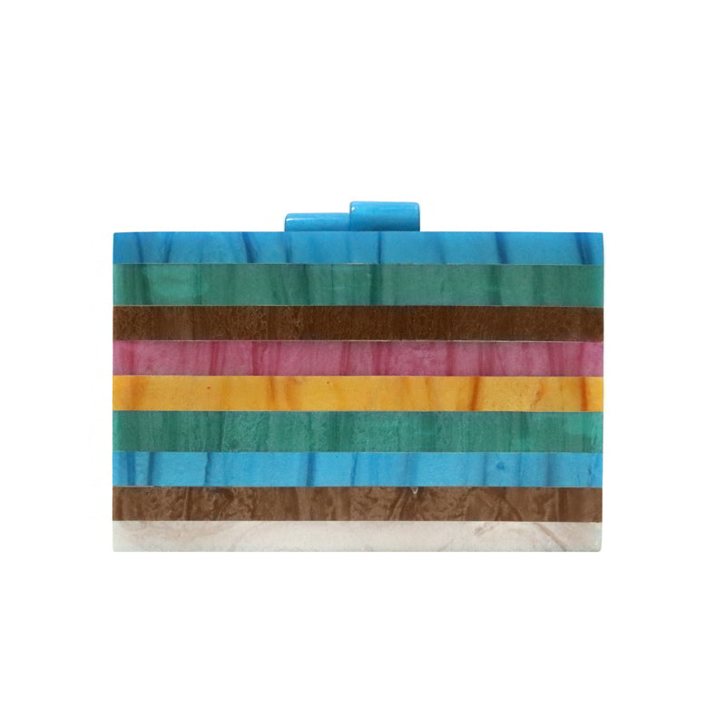 Clutch Linies Azul Multicolor