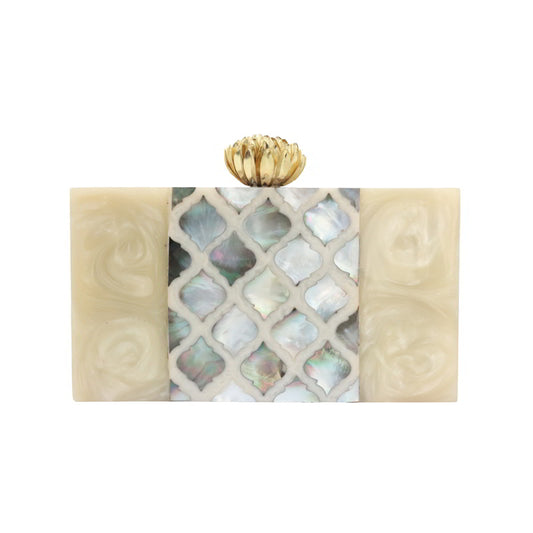 Clutch Loto Nazarí Blanco