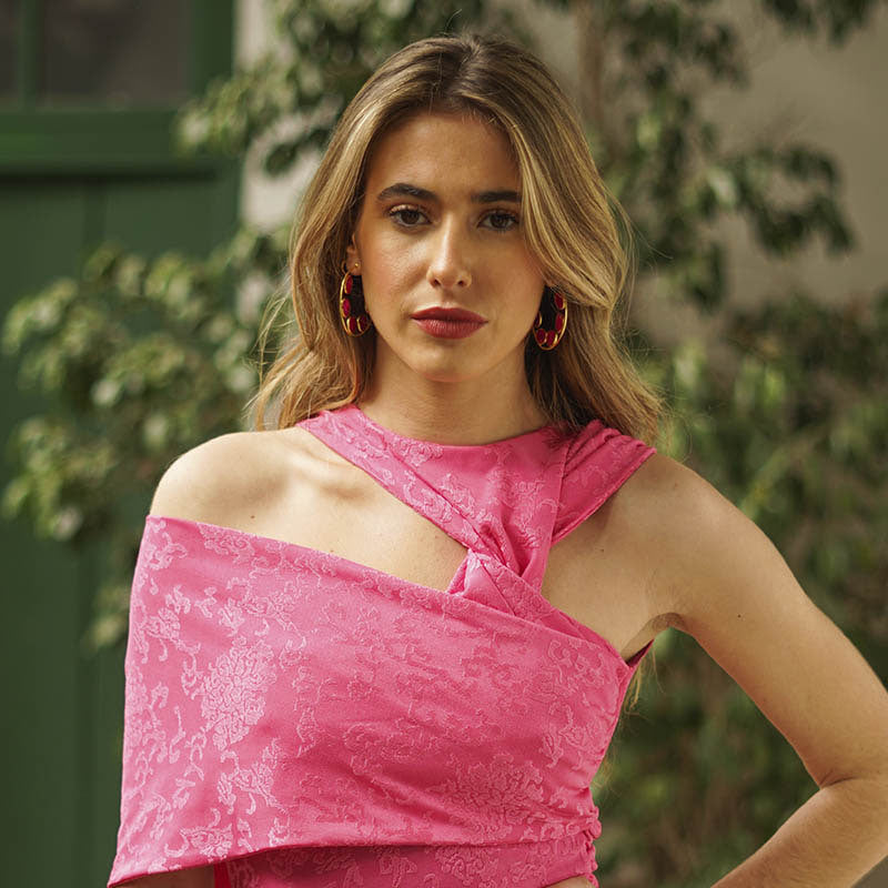 Pendientes Aros Alba Small Ed. Limitada Rubí