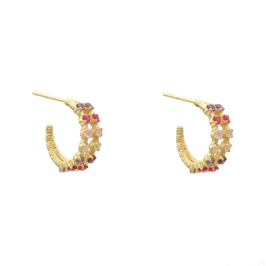 Pendientes Aros Bimba Multicolor Candy