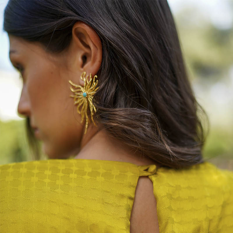 Pendientes Atoll Turquesa