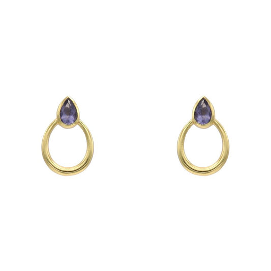 Pendientes Atria Morado