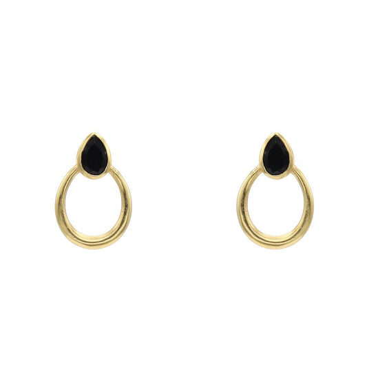 Pendientes Atria Negro