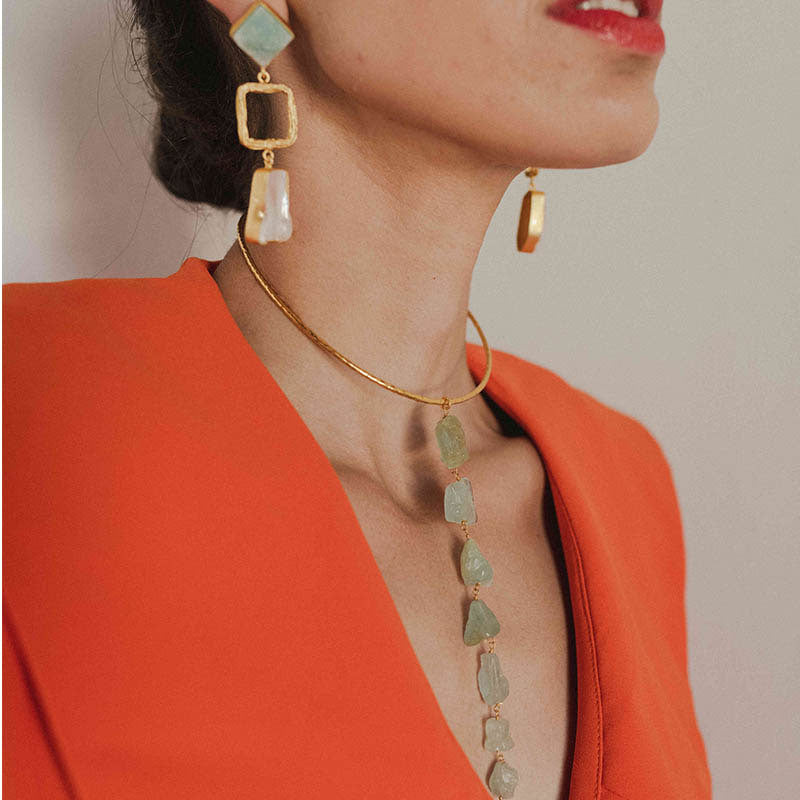 Collar Tango Verde Agua