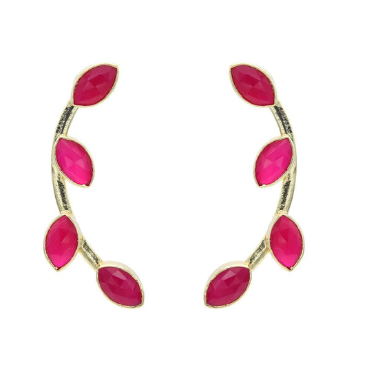 Pendientes Aura Fucsia