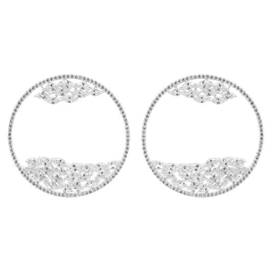 Pendientes Bacall Plata Shine