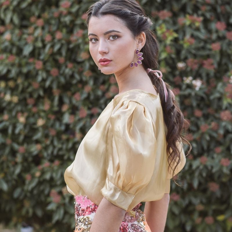 Pendientes Boreal Fucsia mo