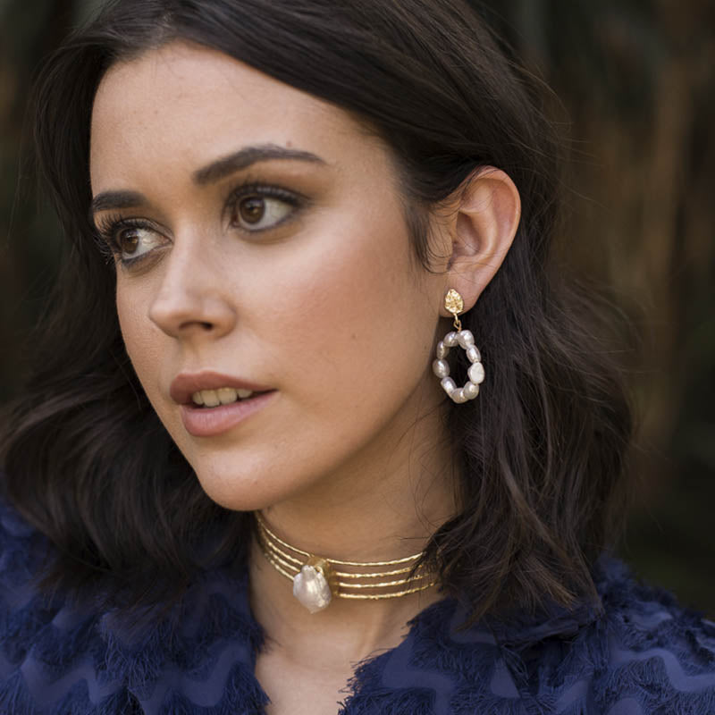 Pendientes Brela Perlas
