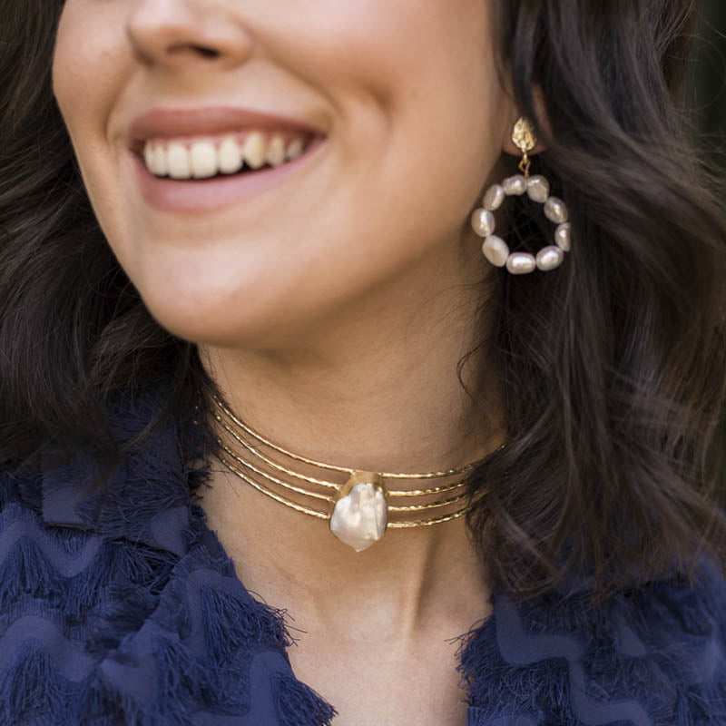 Pendientes Brela Perlas