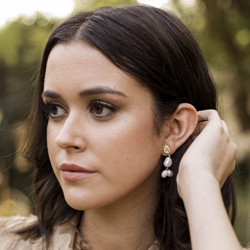 Pendientes Buset Perlas
