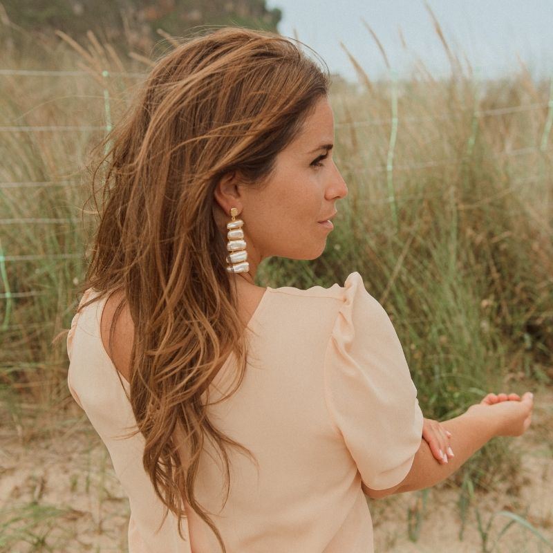 Pendientes Catenaria Perla