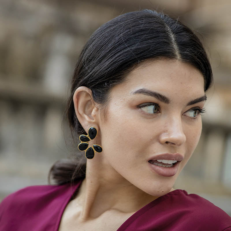 Pendientes Cosmopolitan Negro