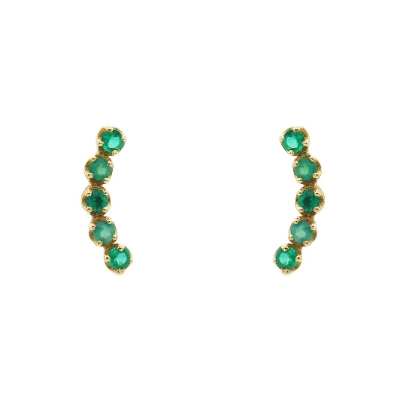 Pendientes Dainty Verde