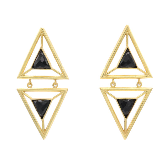 Pendientes Dendur Negro