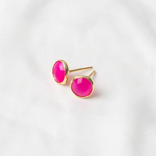 Pendientes Seed Fucsia