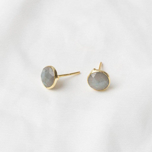 Pendientes Seed Labradorita