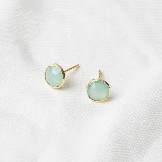 Pendientes Seed Verde Agua