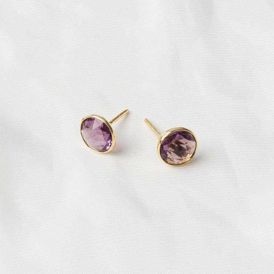 Pendientes Seed Morado