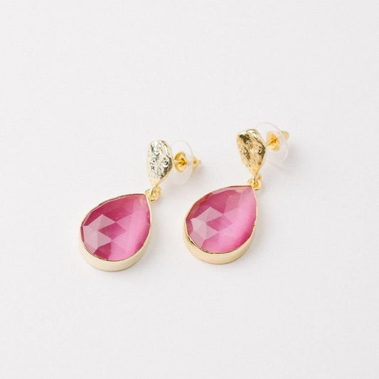 Pendientes Drop Ed. Limitada Pulido Rosa dark