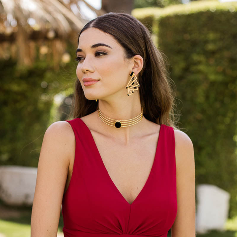 Choker Natalie Negro