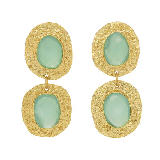 Pendientes Elenis Verde agua