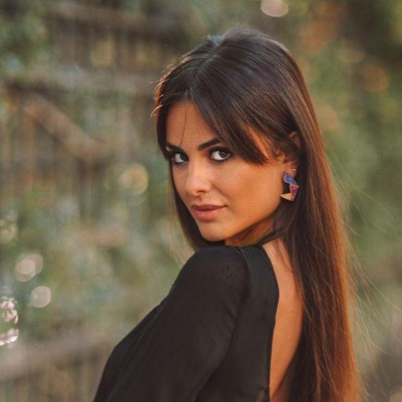 Pendientes Fénix Morado. Fucsia y Amarillo
