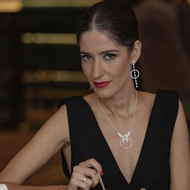 Colgante Flutur Plata Shine