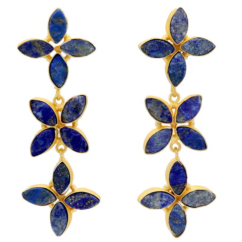 Pendientes Florek Azul