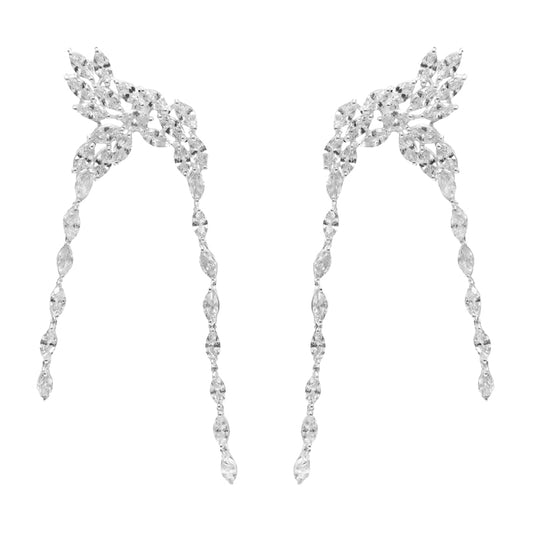Pendientes Fox Plata Shine