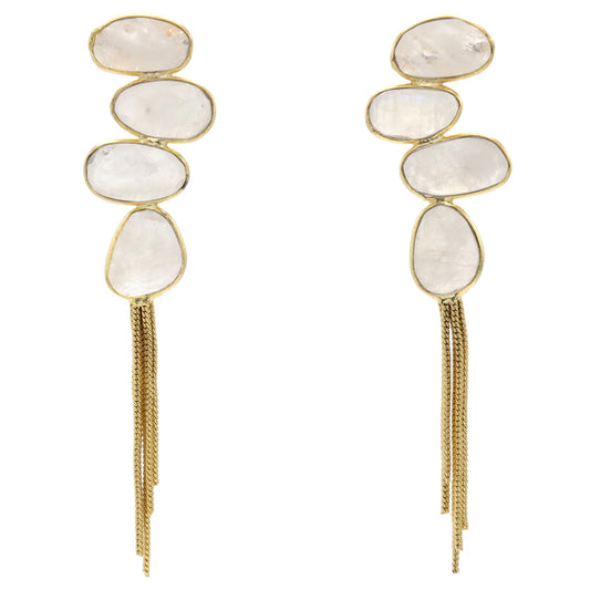 Pendientes Geniqui Piedra Lunar
