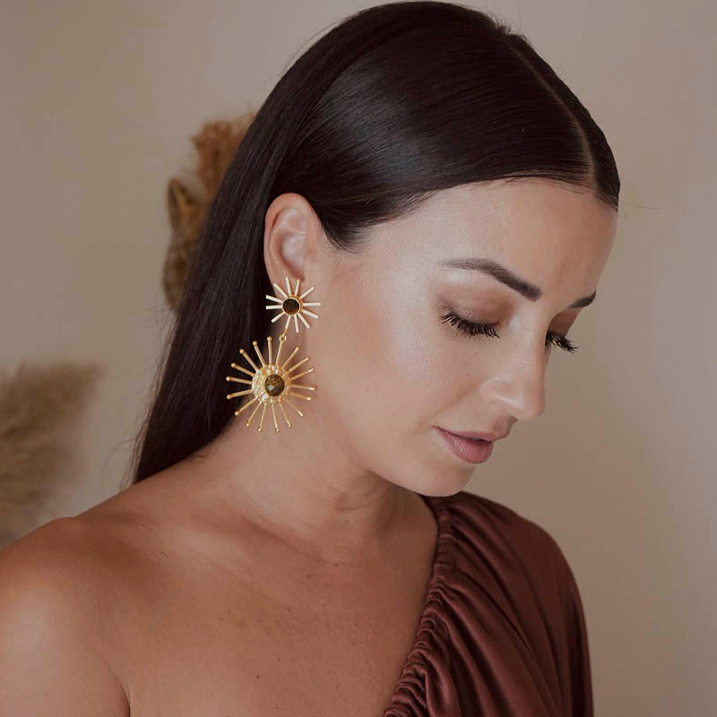 Pendientes Grimsby Ed. Limitada Marrón