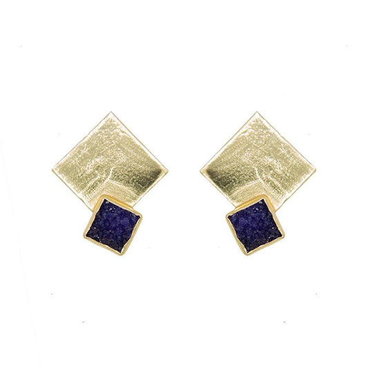 Pendientes Haiku Morado