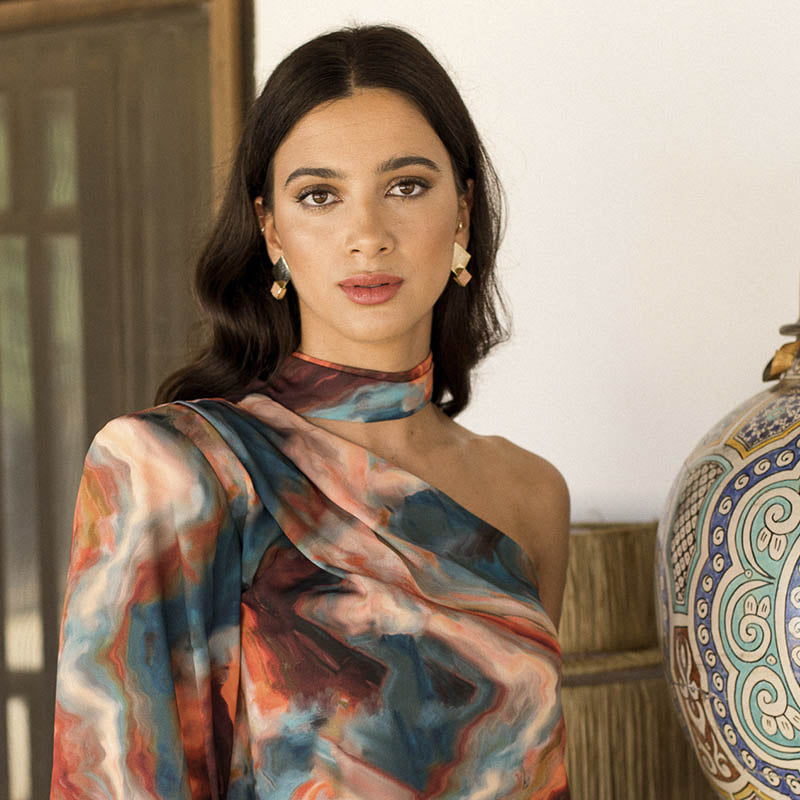 Pendientes Haiku Naranja (3)