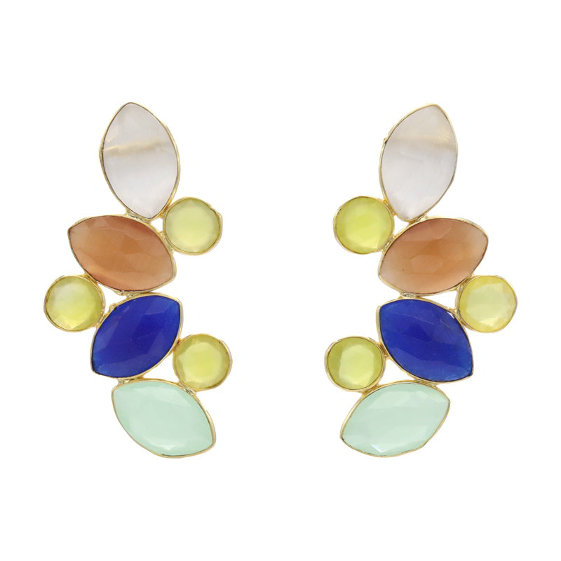 Pendientes Hali Pulido Multicolor Paradise