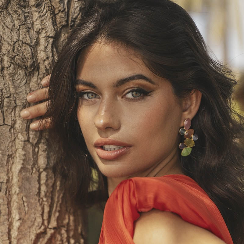 Pendientes Hali Pulido Multicolor Sweet